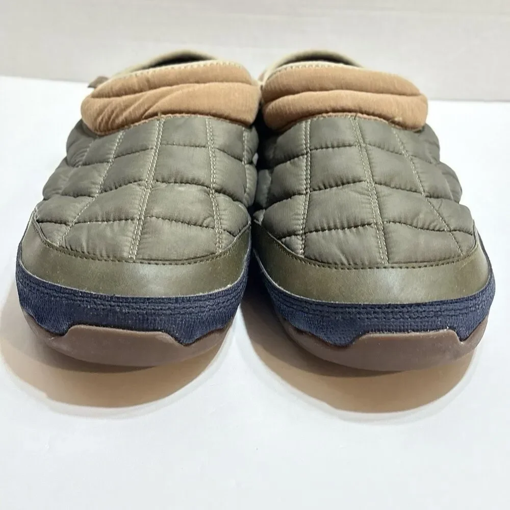 L.L. Bean Mountain Classic Quilted Insulated Slides Slippers Cabin Shoe Mens 11